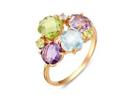 Кольца с ювелирными вставками