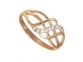 ЗОЛОТОЕ КОЛЬЦО С БРИЛЛИАНТАМИ