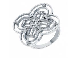 СЕРЕБРЯНОЕ КОЛЬЦО С ФИАНИТАМИ