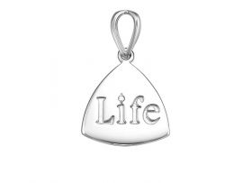 ПОДВЕСКА ИЗ СЕРЕБРА С БРИЛЛИАНТАМИ «LIFE»