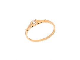 ЗОЛОТОЕ КОЛЬЦО С ФИАНИТАМИ Swarovski