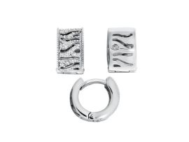 СЕРЕБРЯНЫЕ СЕРЬГИ С ФИАНИТАМИ